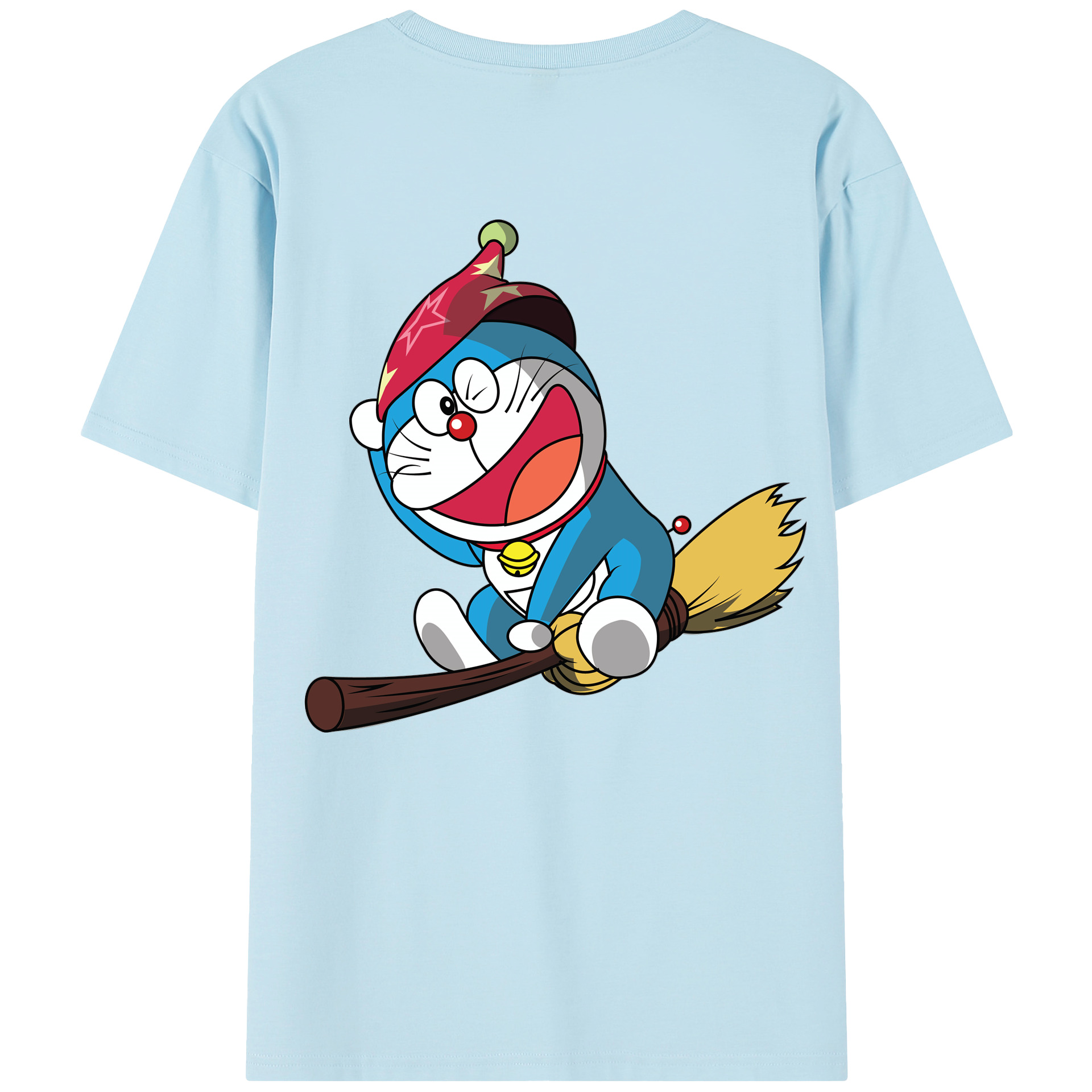 （画像用） ドラえもん Doraemon 綿100％半袖Tシャツ（背面プリント）